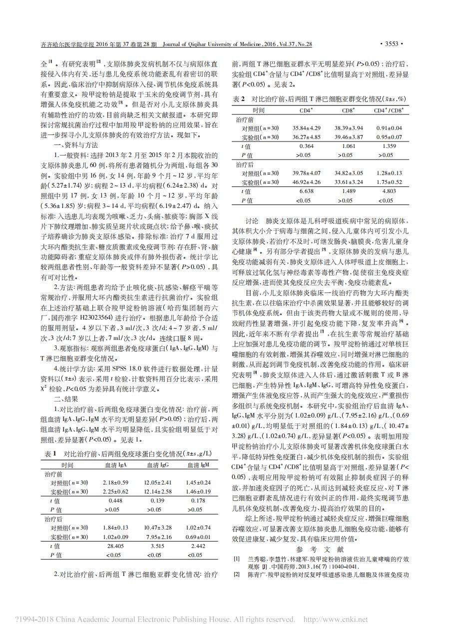 _羧甲淀粉钠治疗小儿支原体肺炎对患儿细胞免疫功能的影响_01.jpg